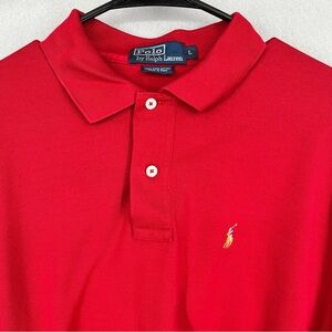 Ralph Lauren Men's Classic Red Polo Shirt